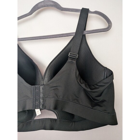 Cacique Bra 48DDD Lightly Lined No-Wire Black Lane Bryant Wireless Plus Size - Picture 8 of 11